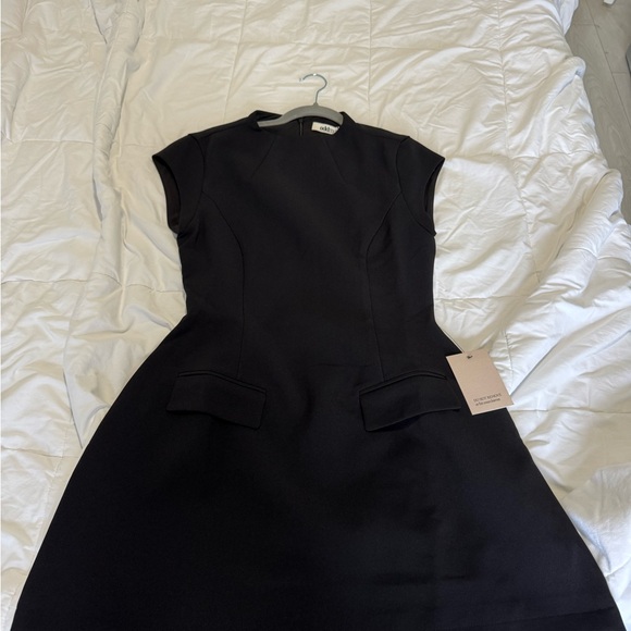 Odd Muse Black Sleeveless Mini Dress- Ultimate Muse Cap Sleeve Mini Dress - Picture 6 of 9